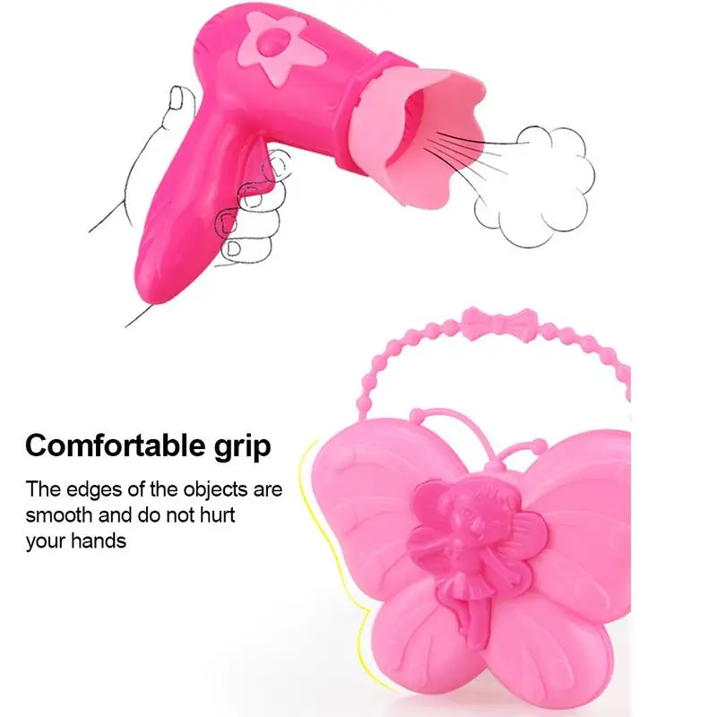 Fashion Kids Cosmetics Make Up Set Safe Grooming Kids Makeup Set Portable Princess Beauty Pretend Play Toys For Girl Baby Toys makeup toy princess pretend toys cosmetics set