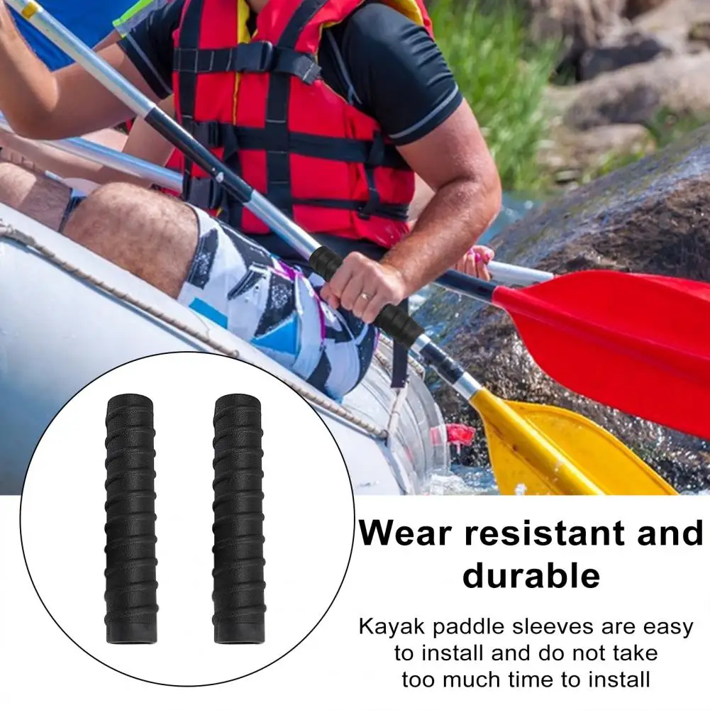 Easy Installation Kayak Paddle Covers Universal Non-slip Kayak Paddle Grips Durable Easy-to-install Covers for Enhanced 6 pack universal cooktop knob switch round metal control durable oven knobs easy to use universal stove knob for new dropship