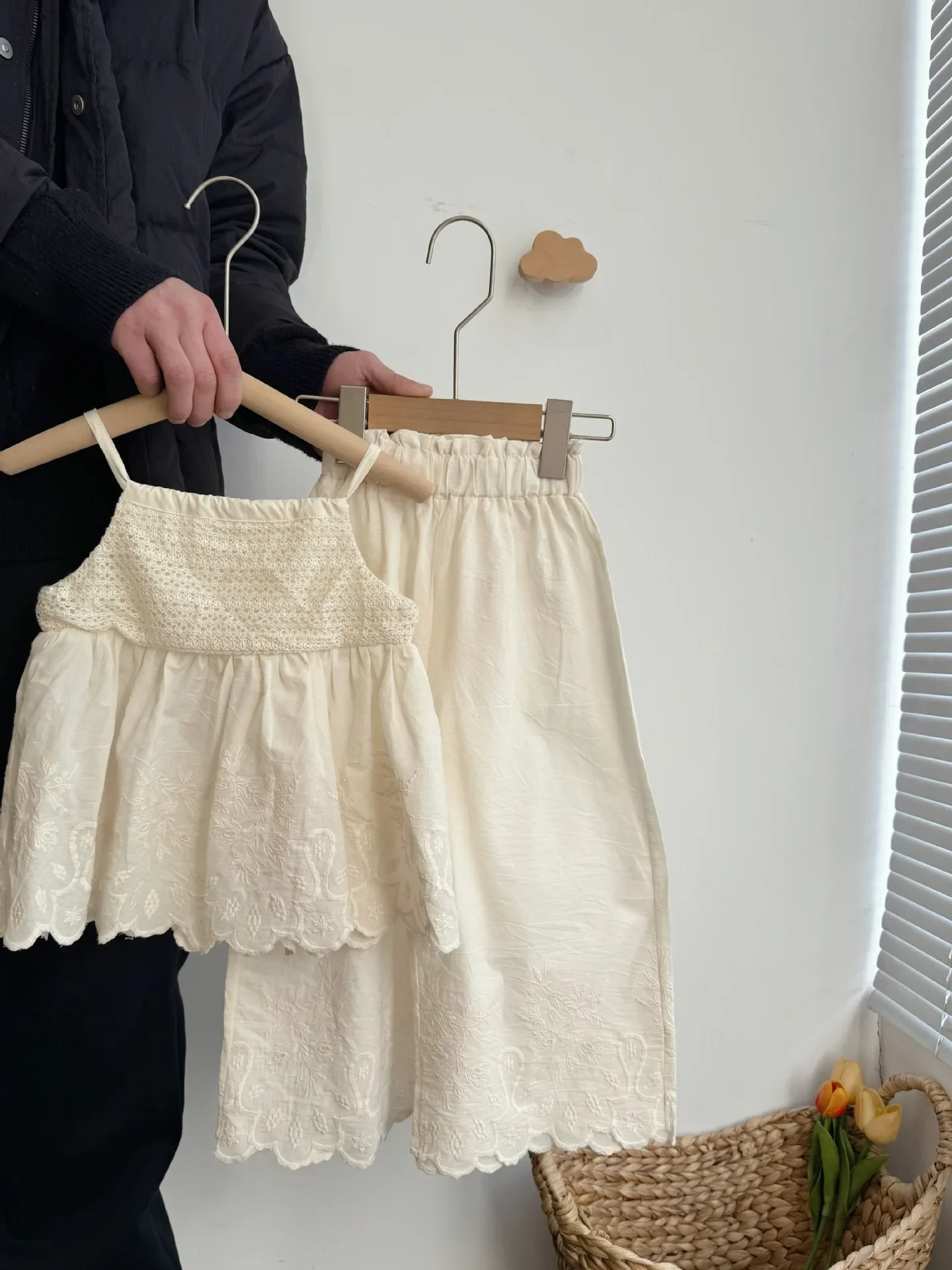 Embroidered Camisole & Pants Set 1