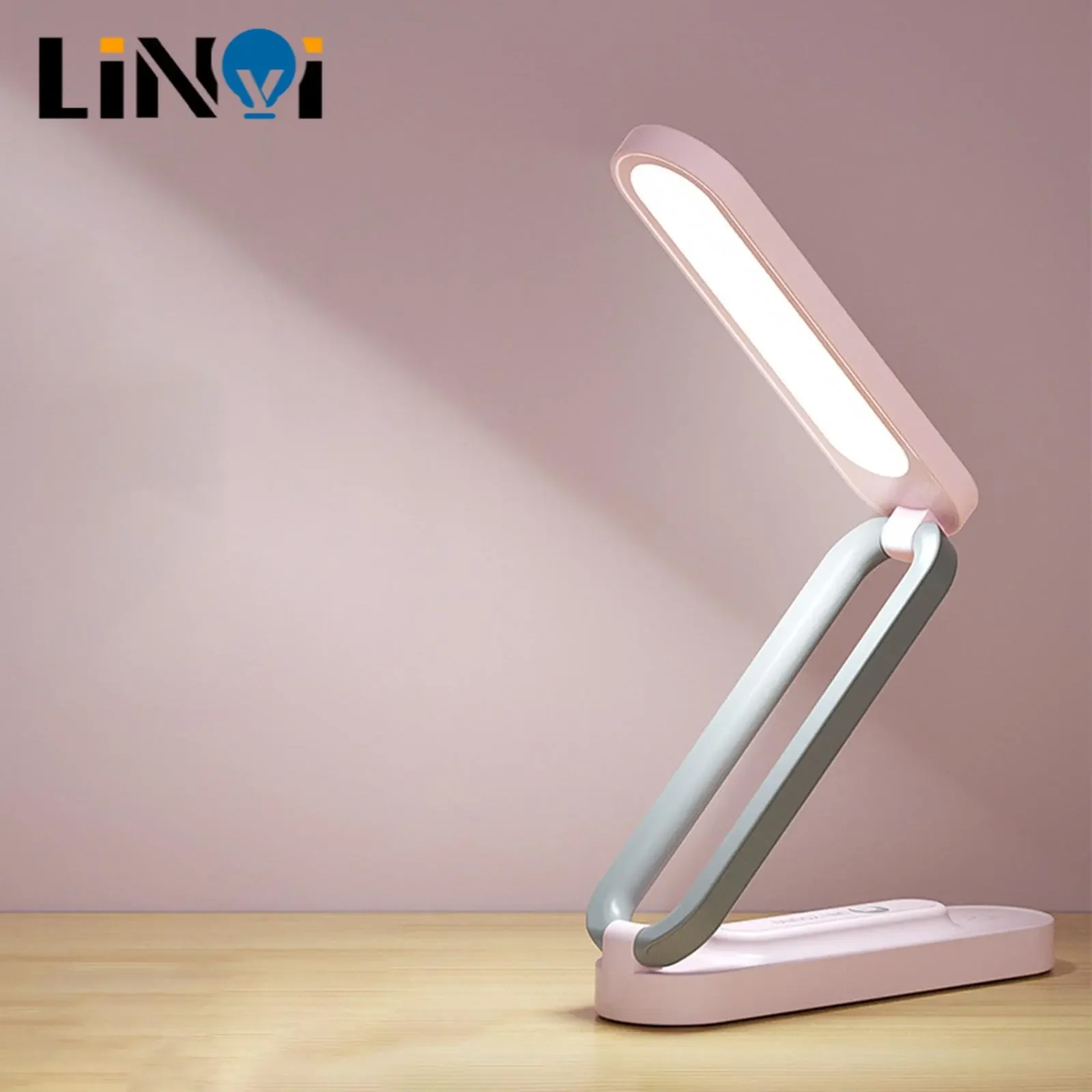 Desk Lamp Night Light Eye Protection Charging Folding Touch Learning Super Bright Stepless Dimming USB