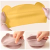 7PCS Silicone Baby Tableware Set Adjustable Bib Heat Insulation Placemat Suction Bowl Dishes Portable Sippy Cup Soft Utensils 4