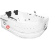 Bathtub, Whirlpool Massage Hydrotherapy Bathtub Hot Tub 2 Person with Heater 1