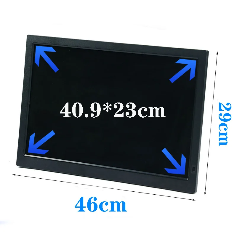 18.5-inch Digital photo frame 1366 * 768 Video Picture Music USB/SD White Digital photo frame Black Gift view 6