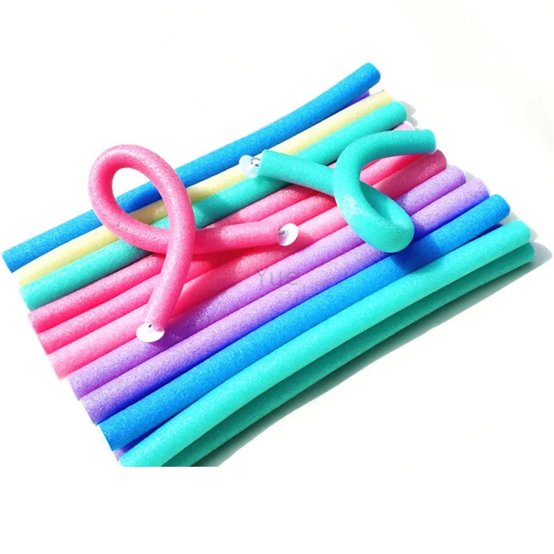 10-Piece Multifunctional Twist Sponge Hair Curling Set - No Heat Styling Rollers