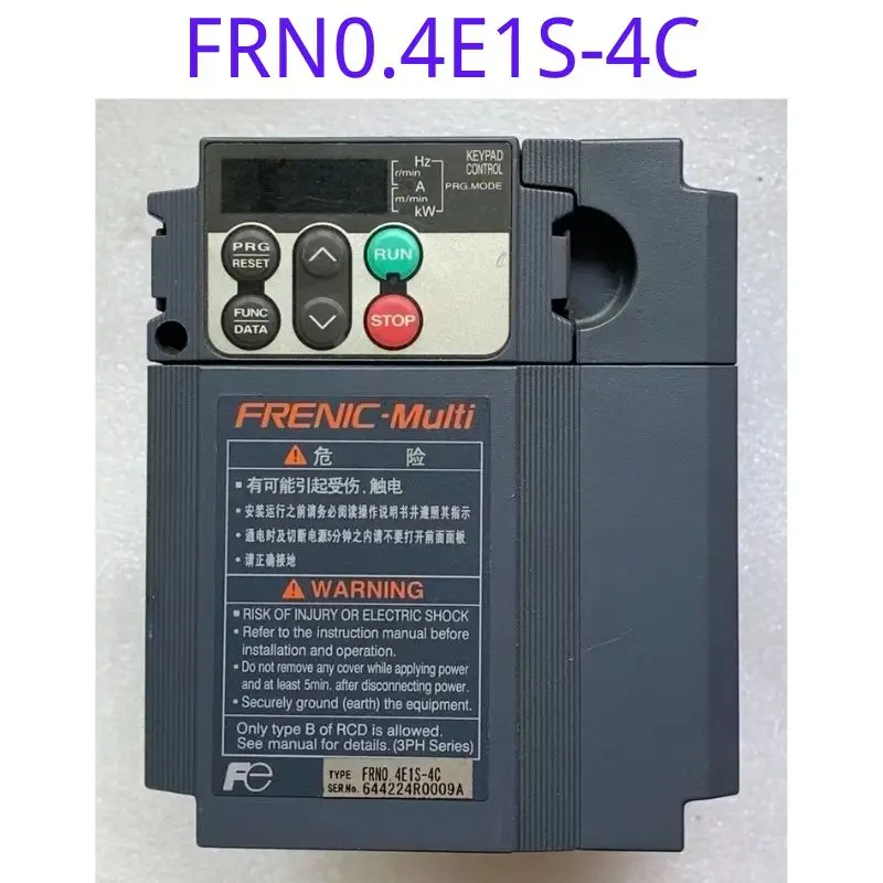 

Used frequency converter FRN0.4E1S-4C 0.4KW 380V functional test intact