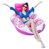 Pool Lounge Float Pool Floating Bed Ergonomic Pool Float Lounger Comfortable Water Floating Recliner for Swimming Pool Lake 2
