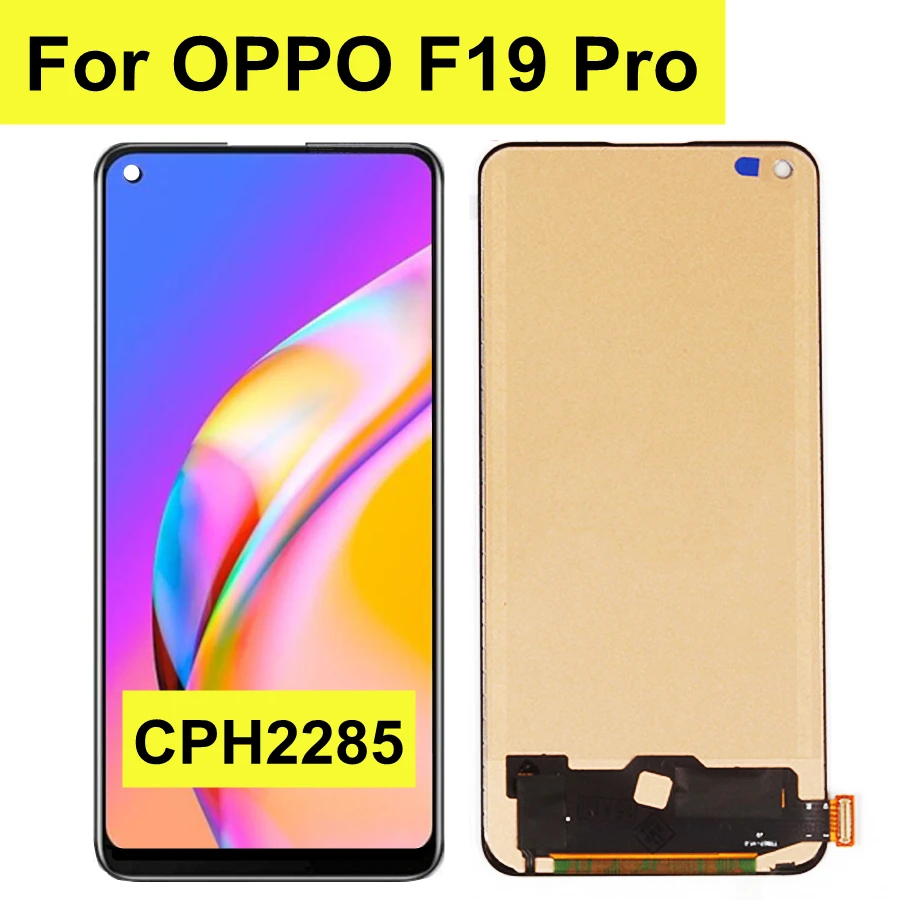 

6.43" TFT For Oppo F19 Pro LCD Display Touch Panel Screen Digitizer Assembly for OPPO CPH2285 F19 Pro LCD Replacement