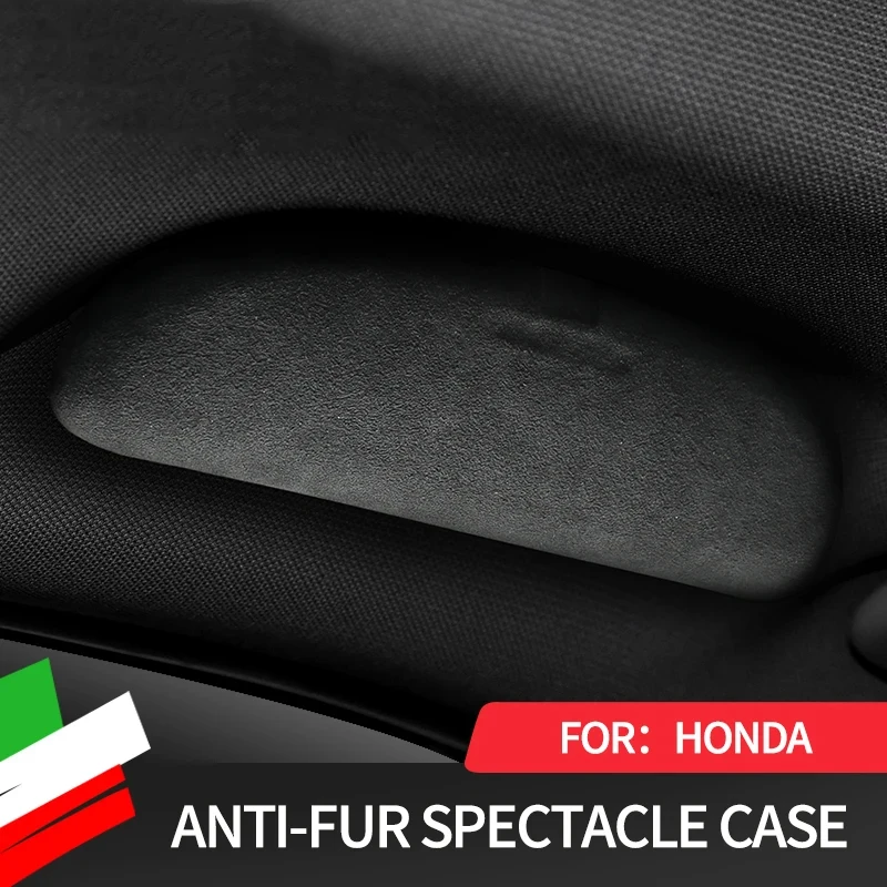 

Alcan tara Suede Car Glasses Case Sunglasses Holder Spectacles Case Sun Glasses Box For Honda Accord Civic Fit Crider Envix CRV