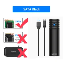  ORICO Dual Protocols M.2 NGFF NVMe Enclosure External SSD Case USB 3.2 Type C Hard Drive Disk Cover 10Gbps HD Storage Box House 