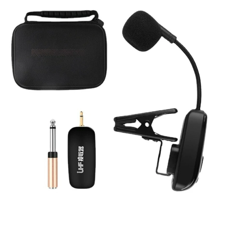 UHFWirelessSaxophoneMicrophoneSystemCliponMusicalInstrument
