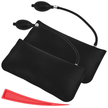 Installation d’airbag gonflable pour porte fenêtre de voiture, positionnement, coussin d’air, cales, outil de serrurier, réparation de porte et fenêtre de voiture, déverrouillage ouvert