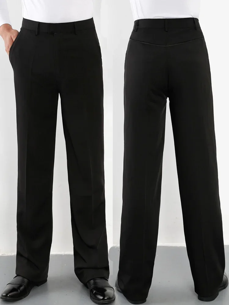 Men's Performance Trousers Tango Pants Men Boys Dancewear Chacha Samba Rumba Latin Dance Pants Ballroom Dance Dance pants