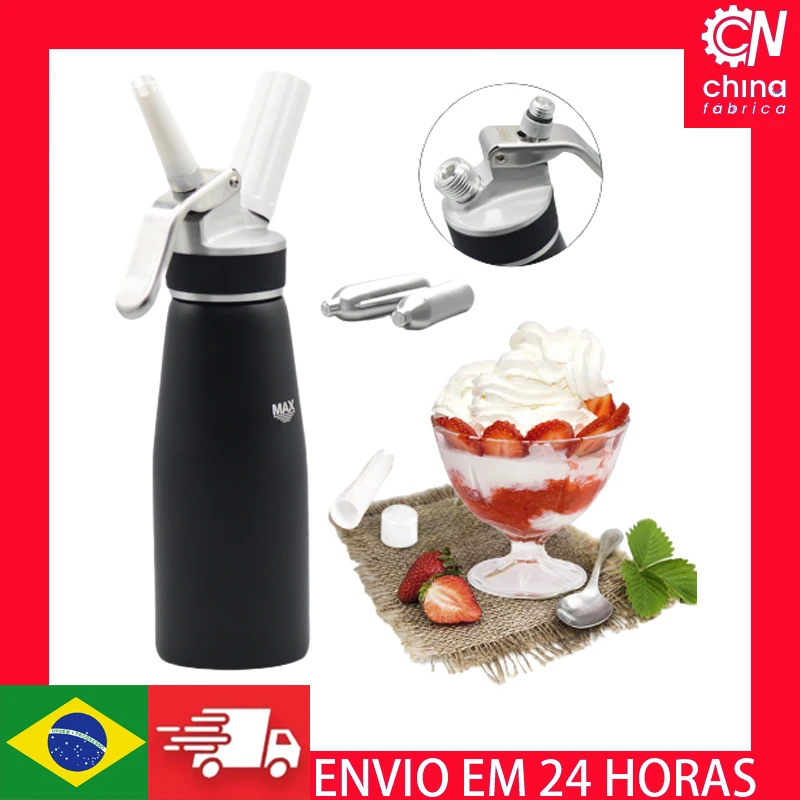 500ml/1000ml Stainless Steel Aluminum Cream Foamer Gun Whipper Butter