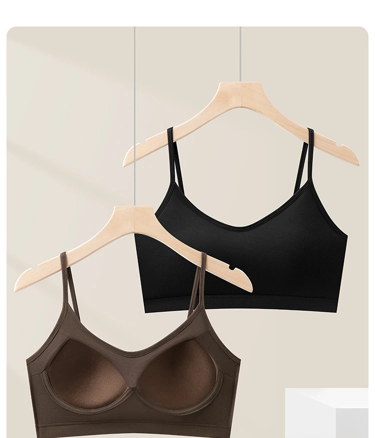 1pcs Ice Silk Seamless Sport Bra Gather Prevent Sagging Underwear No Steel Ring Comfortable Large Size Bra Sexy Vest Bralette
