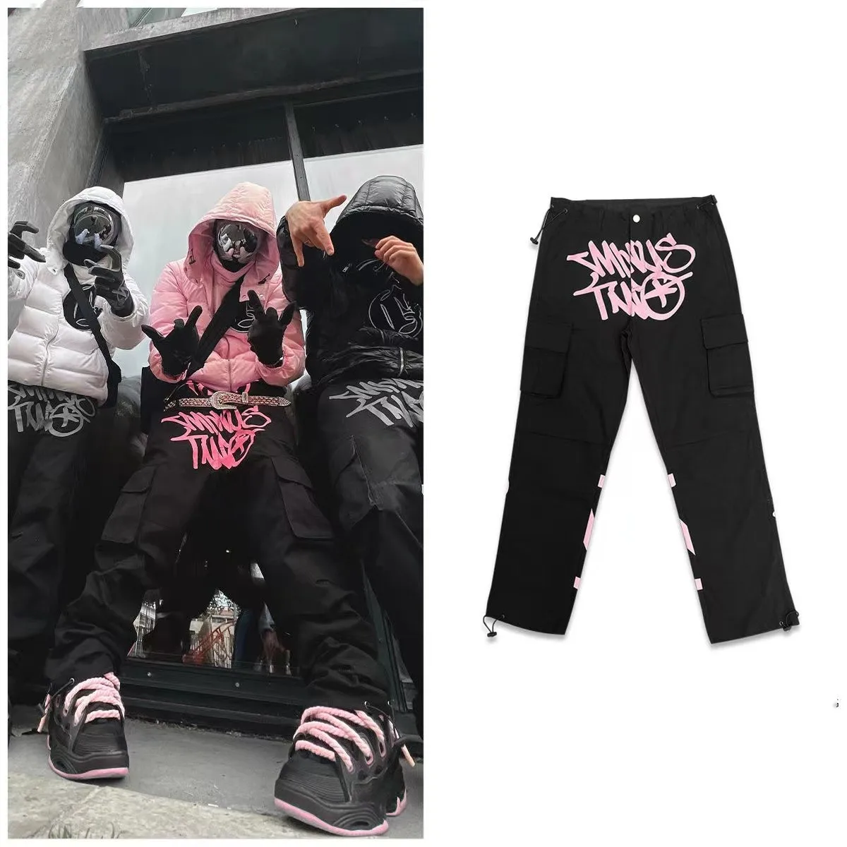 Cross Men Jeans Casual Pants Youth Appliques Women's Trousers Printed Man Trendyol 2022 Trends Clothes Streetwear Baggy Men's