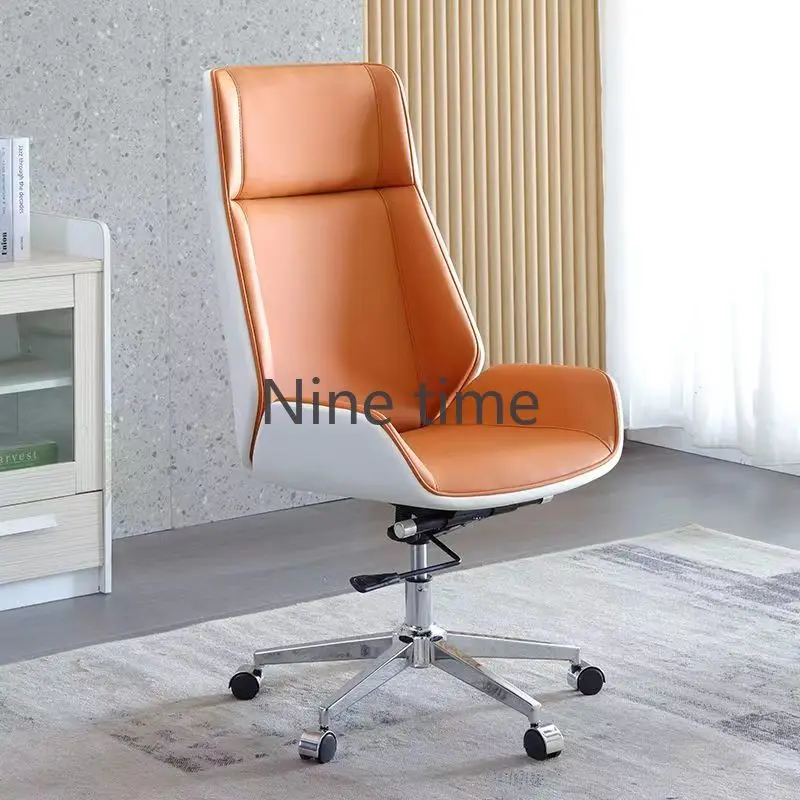 Boss Swivel Office Chairs Makeup Nordic Dining Study Computer Chair Pillow Clients High Back Sillas De Espera School Furniture comfortable swivel barber chairs esthetician stylist cosmetic makeup barber chairs beauty sillas de barberia modern furniture