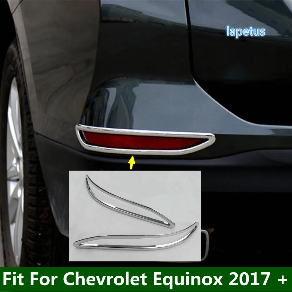 

Chrome Rear Fog Lights Lamps Cover Bezel Trim Molding Decoration Car Accessories Fit For Chevrolet Equinox 2017 - 2023