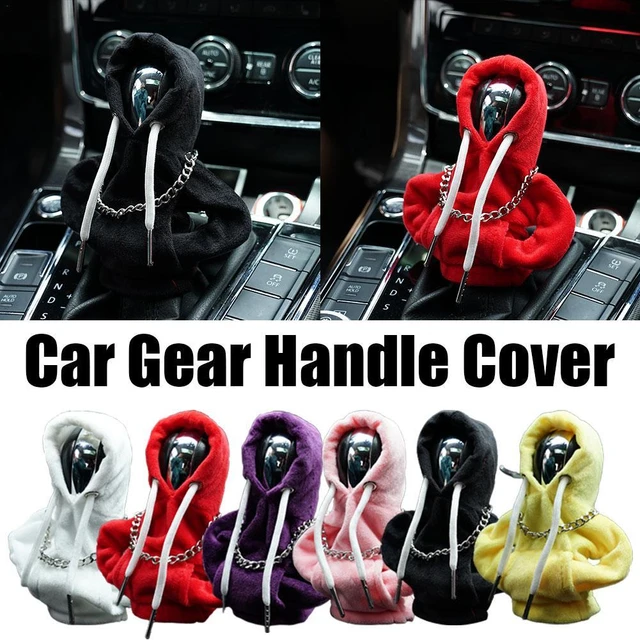 Car Gear Shift Cover Car Styling Hoodie Shifting Lever Manual