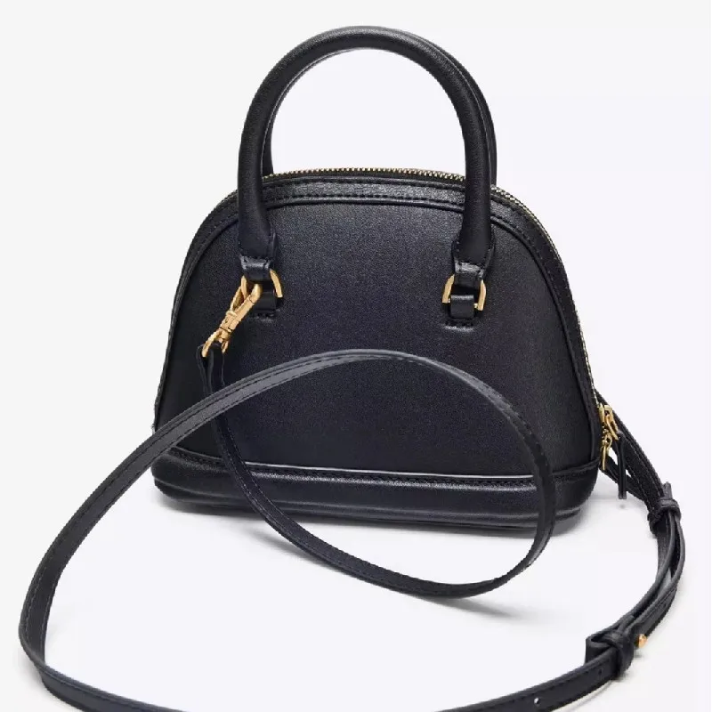 Spring New Shell Women's Handbag Trendy Shoulder Crossbody Bag Street Style PU Material Small Size Soft Shape Zipper Opening