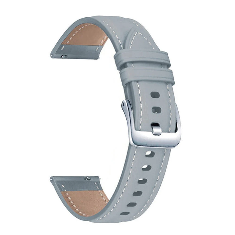 20mm Smartwatch Strap For Garmin Vivoactive 5 3 Leather Bracelet For Garmin  Venu 2 Plus / SQ 2 Watch Rose Gold Buckle Wristband - AliExpress
