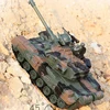 RC tank toys 2.4G remote control car tank model with cool light sound chargeable vehicle gift for children boys kids adults 3