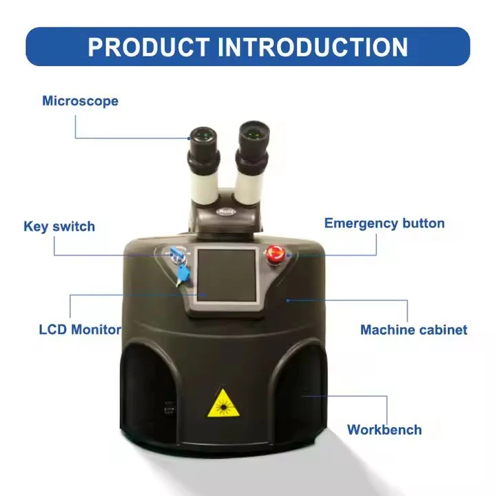 Jewelry Laser Welding Machine 60W 150W QCW Gold Fiber Laser Jewelry Welding Machine Automatic Spot Welder