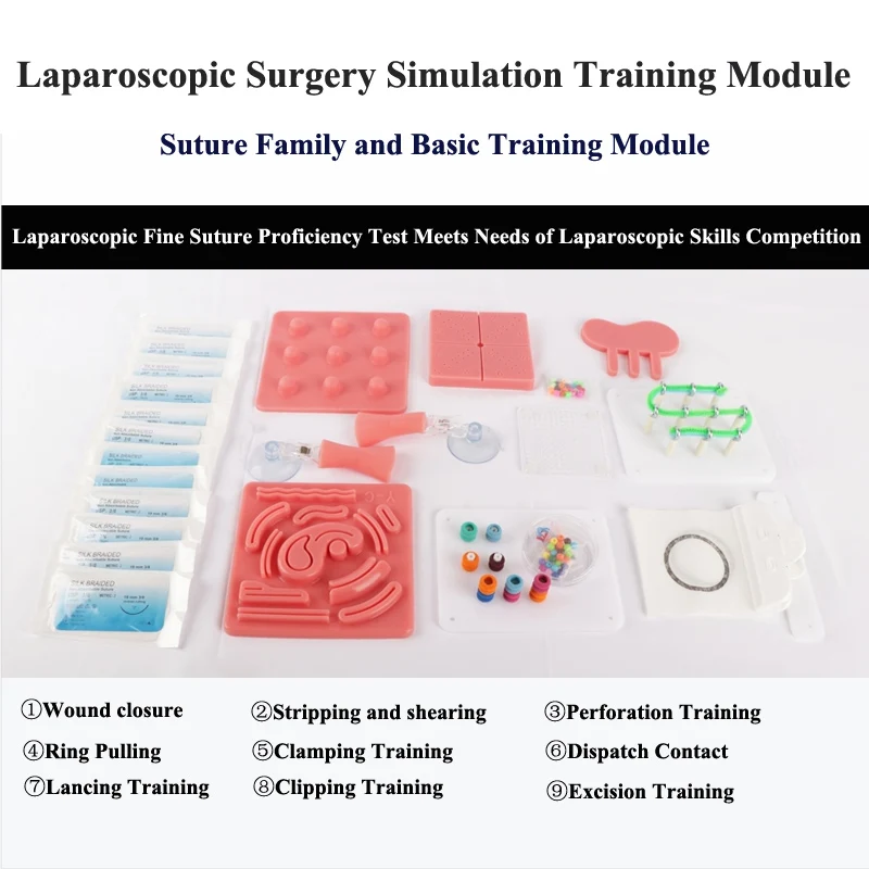 Suturing Simulation Laparoscopic-Surgery-Simulation-Training-Module-Suture-Shear-Stripping ...