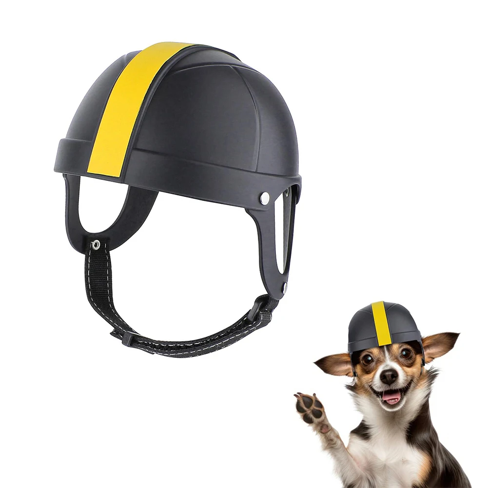 

Dog Helmet Motorcycle Pet Helmet For Small Dogs Cats Minimalist Outdoor Bike Hard Hat For Puppy Driving Riding Head Protection