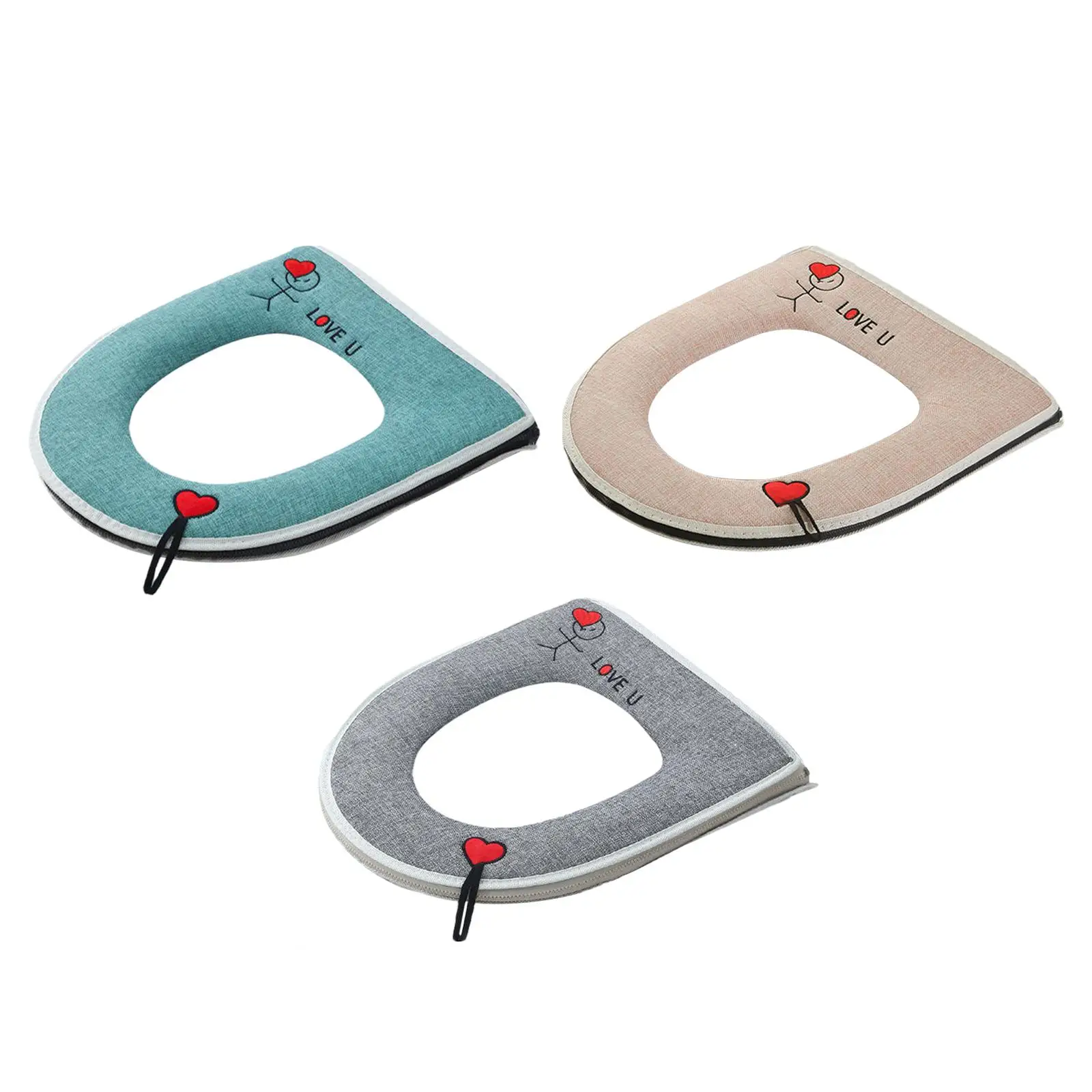 Toilet Seat Cushion Reusable Portable Soft Toilet Seat Cover Universal Toilet