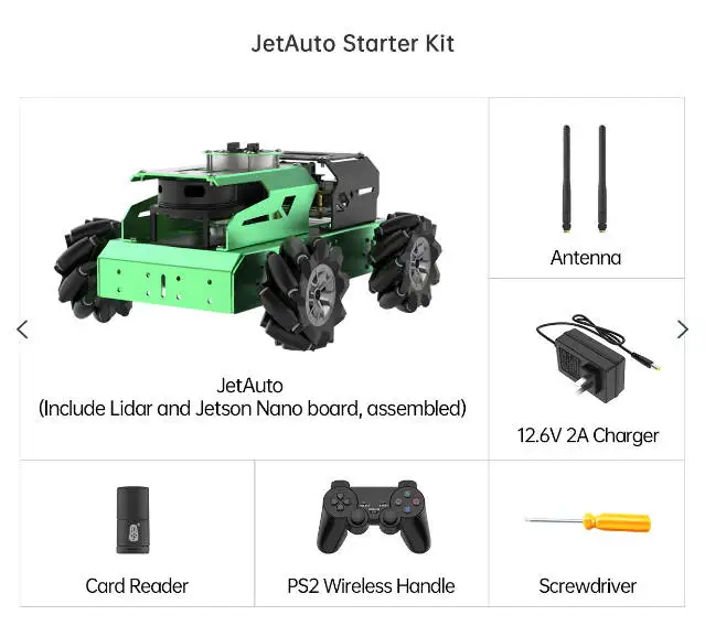 Hiwonder Jetson nano  Ǵ JetAuto ROS κ ڵ, ̴  ī޶ ġ ũ,    ̼ 