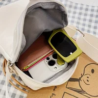 New Fashion Simple Casual Shoulder Messenger Bag, Women's Portable Mobile Phone Bag, Vertical Coin Key Bank Card Shoulder Bag - Image 3