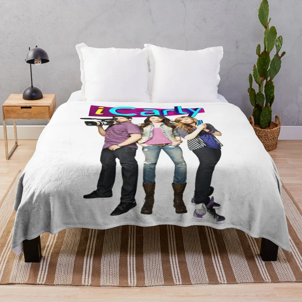 

iCarly Throw Blanket Plaid Thin Thins Blankets