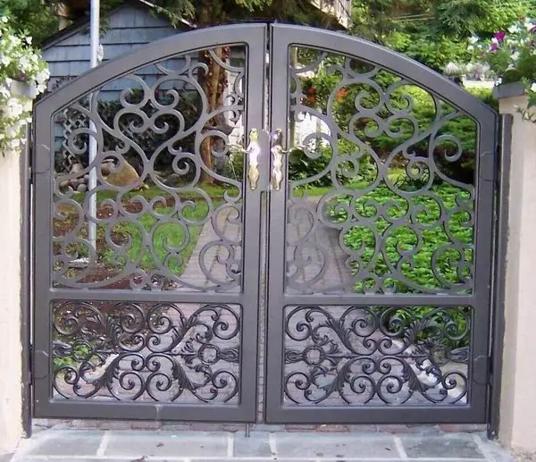 Custom Or Standard Wrought Iron Gate Parts Iron Sliding Gate Wrought Iron Gate 4