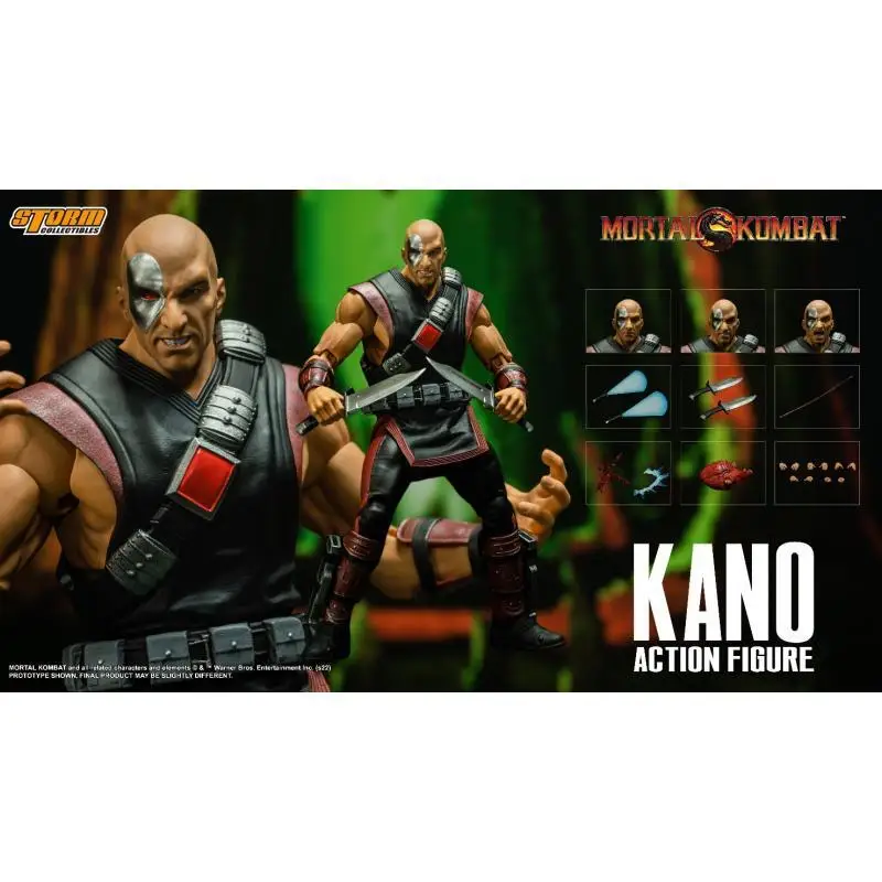 Preorder Storm Toys DCMK13 Mortal Kombat 6 KANO Three Heads