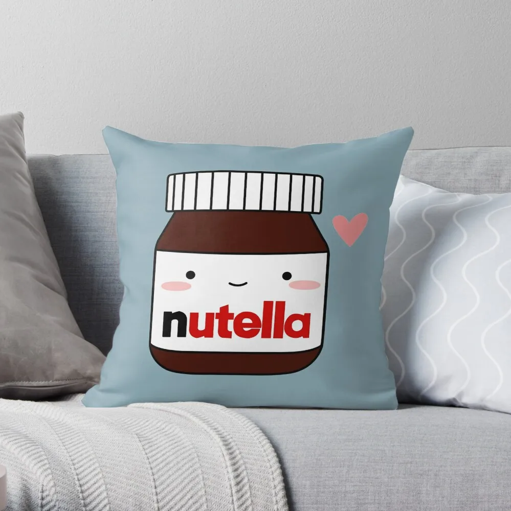 

Cute Nutella jar Throw Pillow Cushion Covers For Living Room Pillow Cases Decorative Pillowcases For Pillows