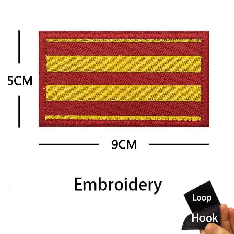 Russian Federal Tactical Emblem Embroidered Patch with Hook and Loop Backing