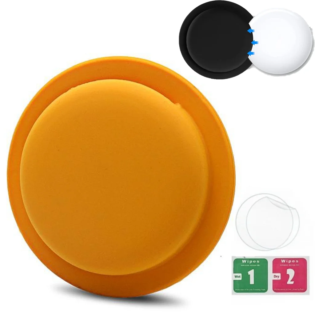 Magnetic Silicone AirTag Holder with Adhesive Sticker