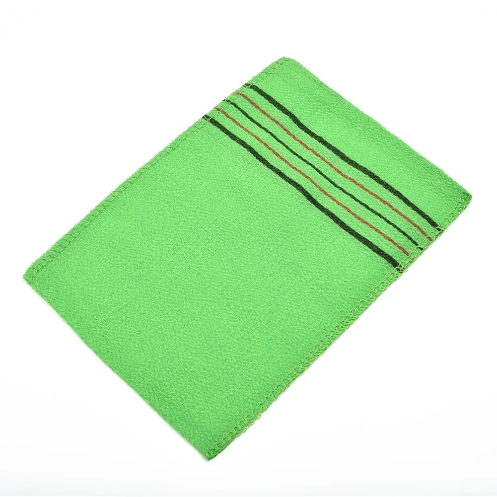 Korean Asian Exfoliating Bath Washcloth Body Scrub Shower Wash Cloths Dead Skin Clean Wash Towel Tool 3Pcs hand towel,bamboo hand towel