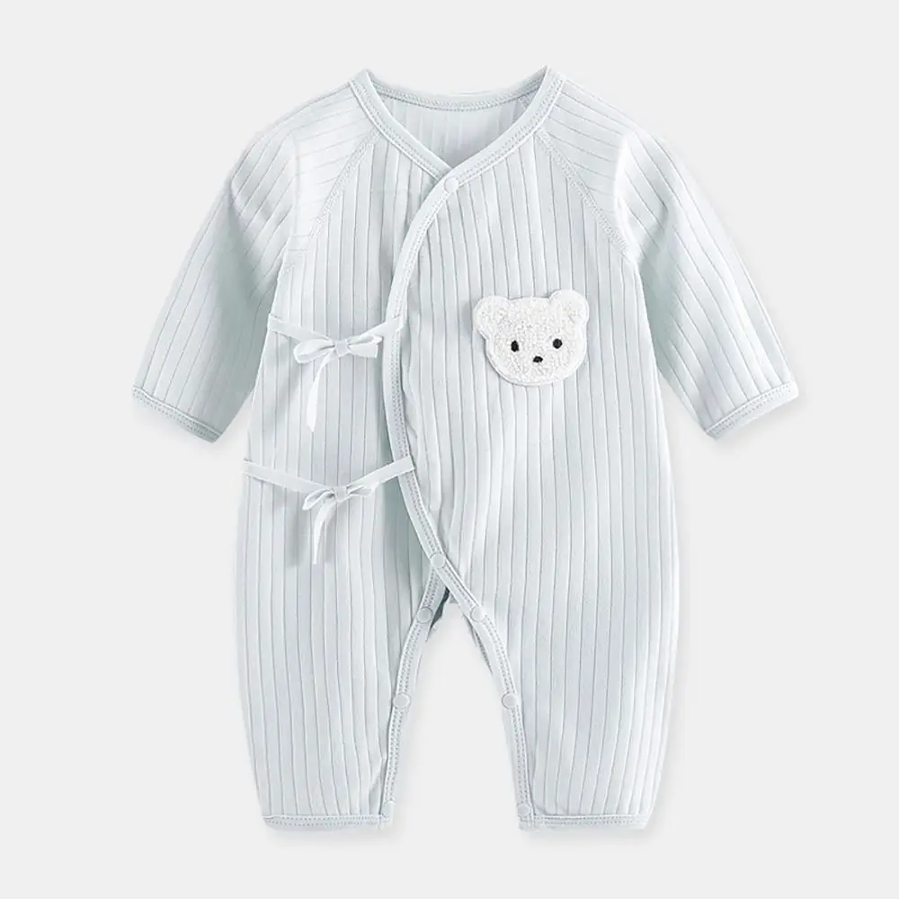 

Long Sleeves Bear Baby Jumpsuits Exquisite 52 59 66 cm Breathable Baby Onesies Soft Cotton Toddler Rompers Boys Girls