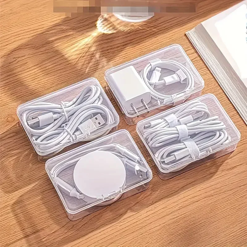 Cable Management Organizer Bag Desk Storage Box