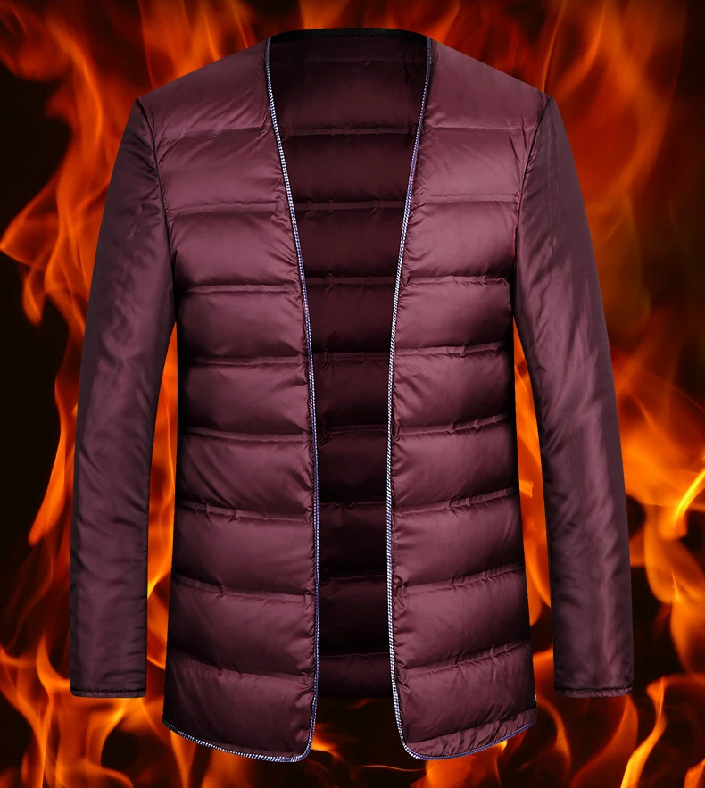 Description Picture 4 of itemNew Men's Fashion Business Korean Elegant Gentleman British Style Plus Fleece Slim Casual Wool Wool Medium Long Trench Coat