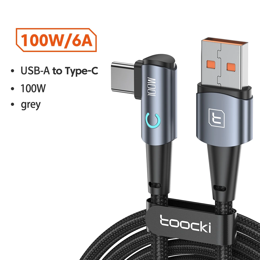 ตัวเลือกสินค้า สายชาร์จเกมมิ่ง USB-C 100W ชาร์จเร็ว 5A สำหรับเกมเมอร์