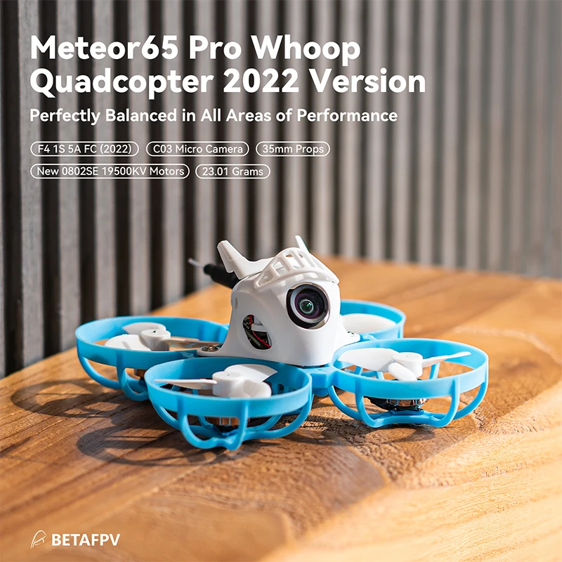 

BETAFPV Meteor65 Pro Brushless Whoop FPV Quadcopter (2023)