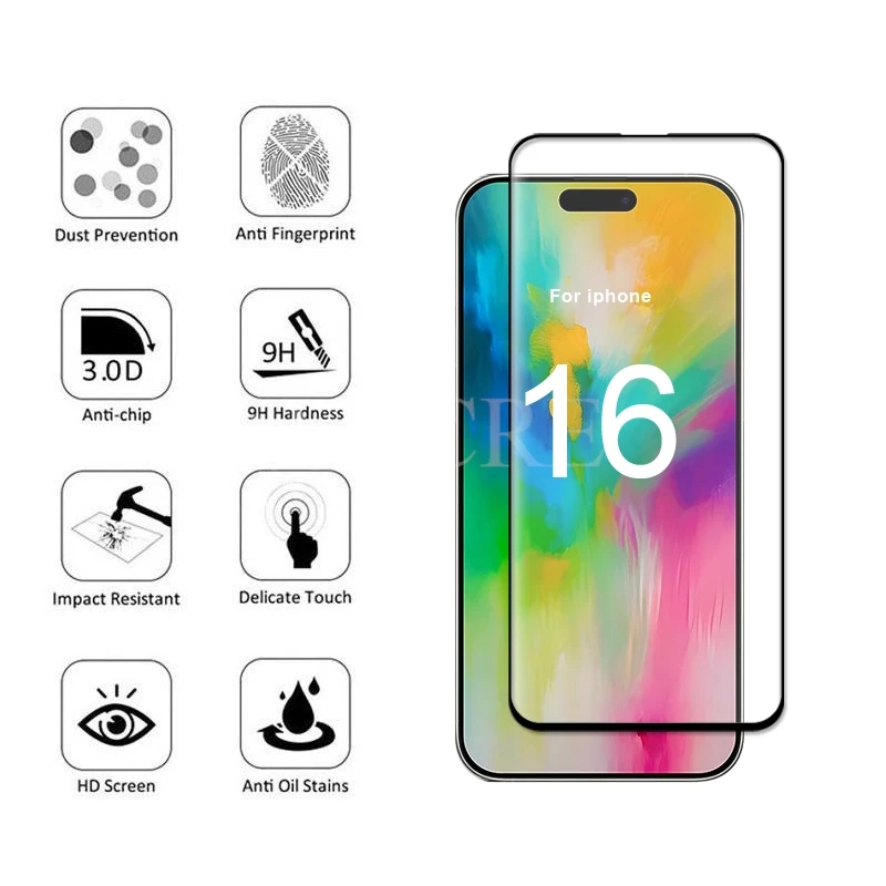 Premium Tempered Glass Screen Protector Set - Pack of 4, Ultra-Clear Film