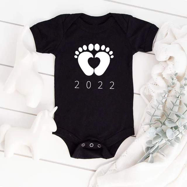 2022 Bodysuits For Infants 0-24M Baby Rompers Summer Baby Girl Boy Clothes For Newborn Babies Short Sleeve Bodysuit For Newborn 2022-Black