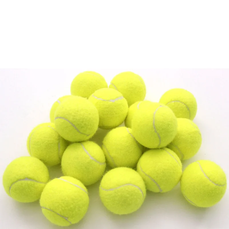 5pcs/10pcs New Tennis Balls Professional Reinforced Rubber Shock Absorber High Elasticity Durable Training Ball for Club School