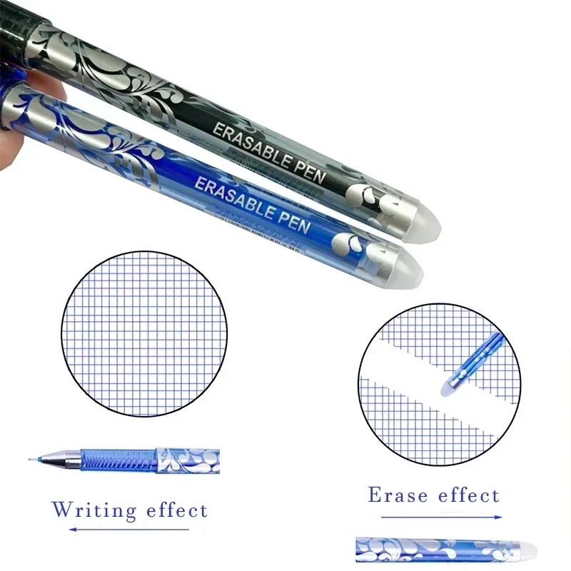 16pcs Magic Erasable Gel Pens Creativity Bottle Erasable Student Neutral Pens 0.5mm 6 Colours Student Office School Stationery 4