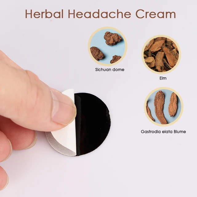 24pcs Headache Migraine Relief Patch Head Pain Treatment Medical