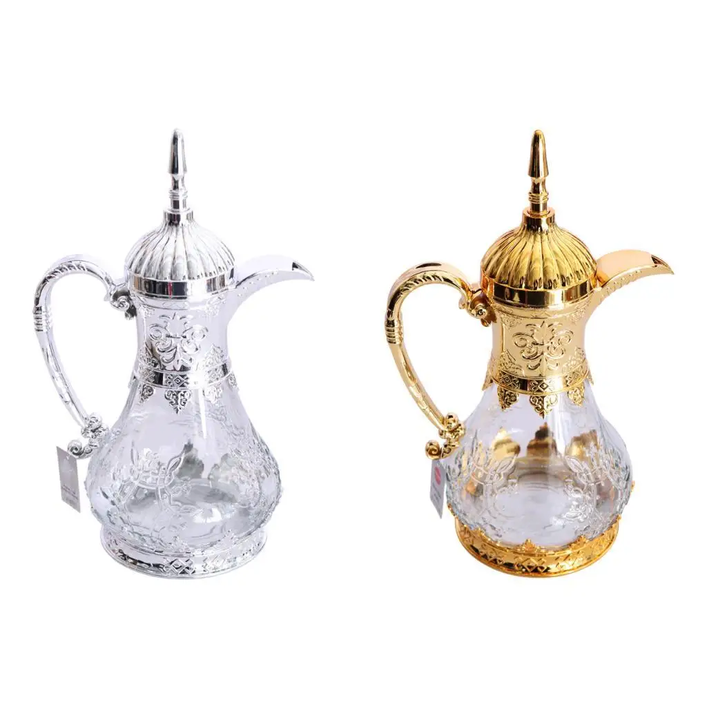 Arabic Coffee Pot 1600ml Versatile Glass Coffee Carafe Practical Arabic Teapot for Travel Gatherings Eid Mubarak Festival Juice Arabic Coffee Pot 1600ml Versatile Glass Coffee Carafe Practical Arabic Teapot for Travel Gatherings Eid Mubarak Festival Juice