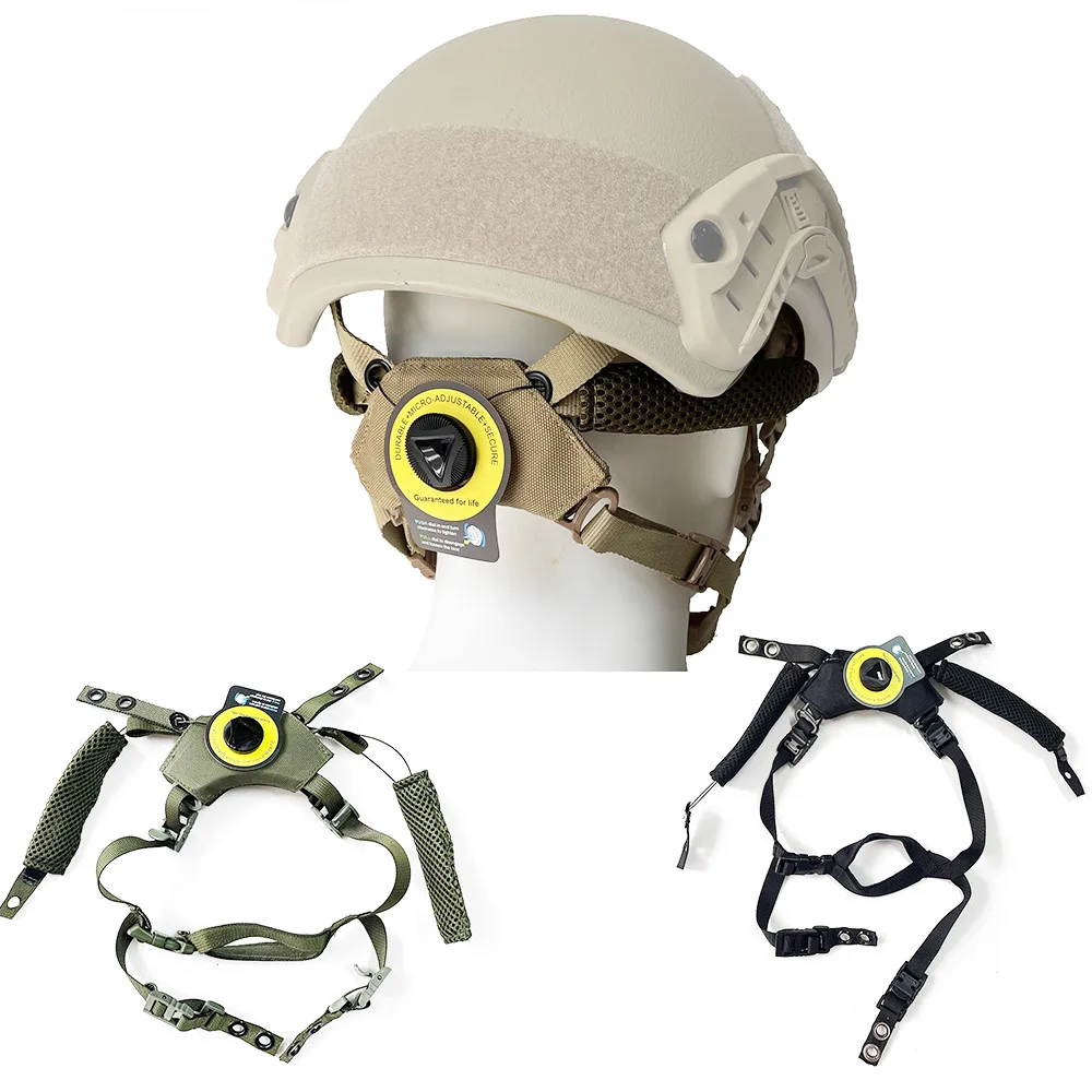 Tactical Helmet Hanging System Suspension Lanyard Chin Strap for Team